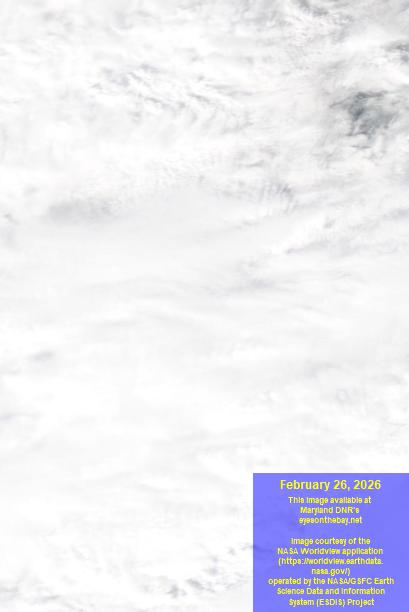 Latest satellite imagery of the Chesapeake Bay