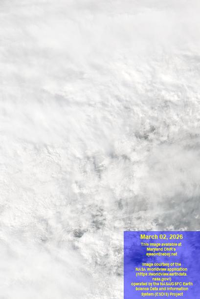 Latest satellite imagery of the Chesapeake Bay