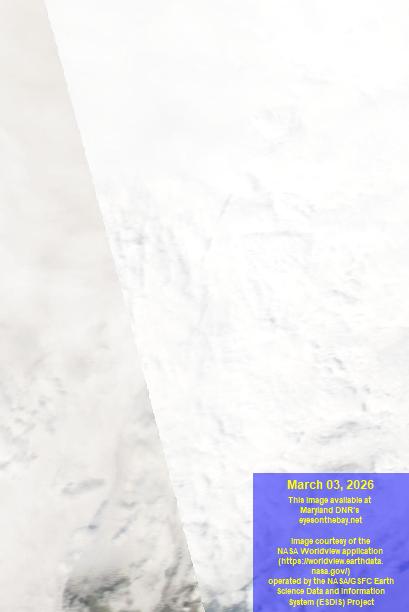 Latest satellite imagery of the Chesapeake Bay