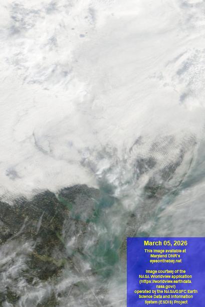Latest satellite imagery of the Chesapeake Bay