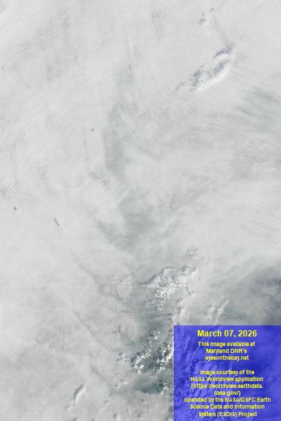 Latest satellite imagery of the Chesapeake Bay