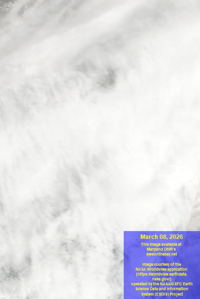 Latest satellite imagery of the Chesapeake Bay