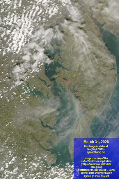 Latest satellite imagery of the Chesapeake Bay