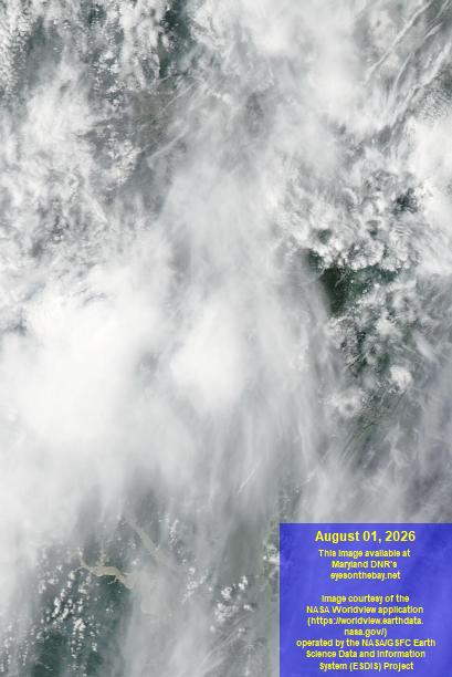 Latest satellite imagery of the Chesapeake Bay