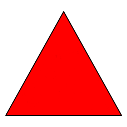 red triangle map icon