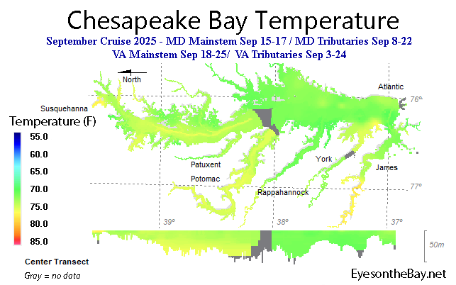 Interpolated Temperature Data Map