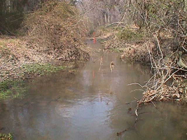 Field photo showing stream conditions at site ABPG-119-R-2000-10_13