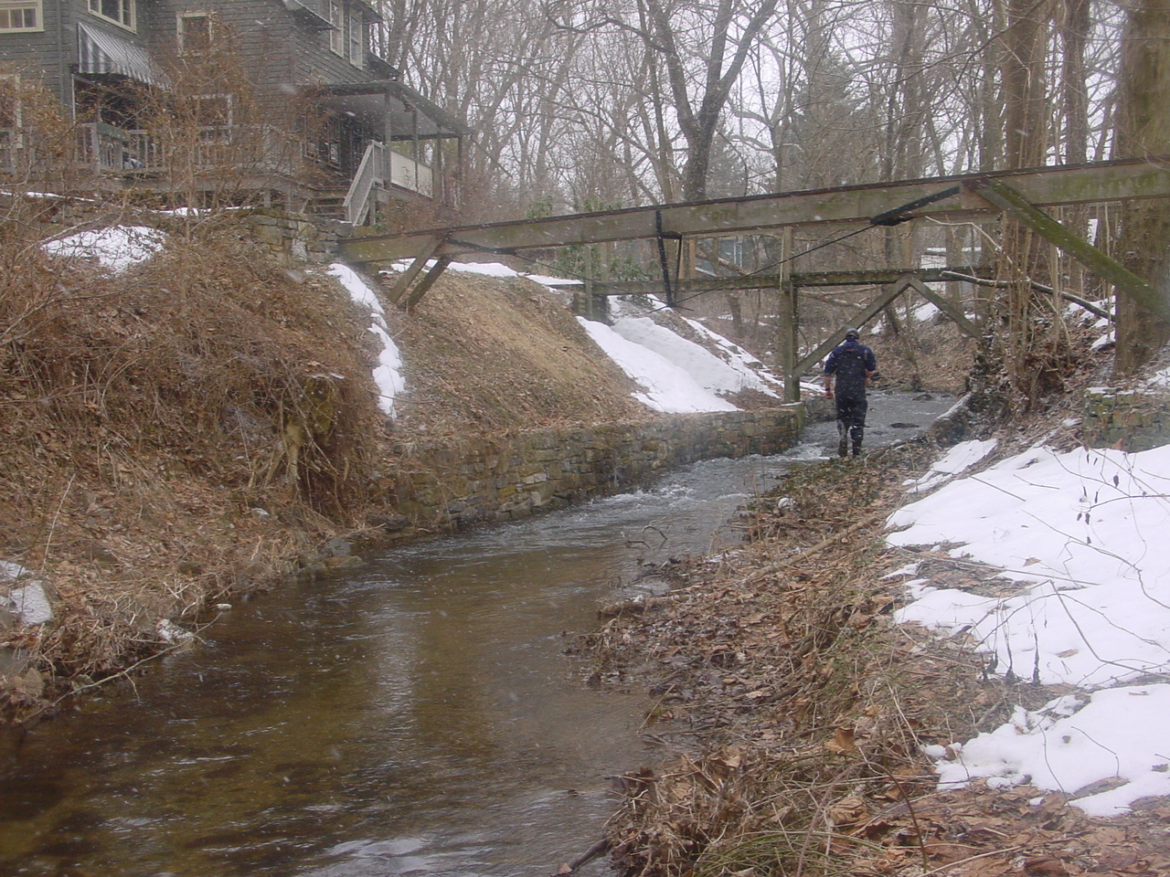 Field photo showing stream conditions at site ANTI-201-R-2003-1
