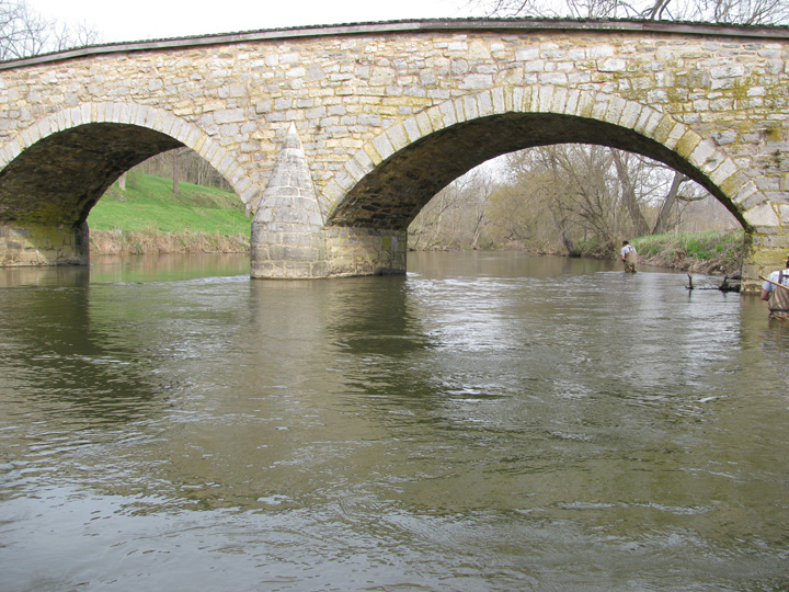 Field photo showing stream conditions at site ANTI-401-H-2011-1