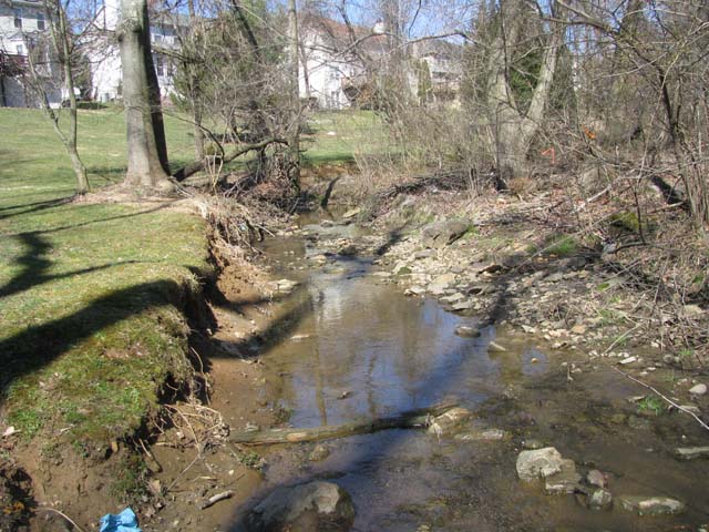 Field photo showing stream conditions at site ATKI-102-X-2013-2