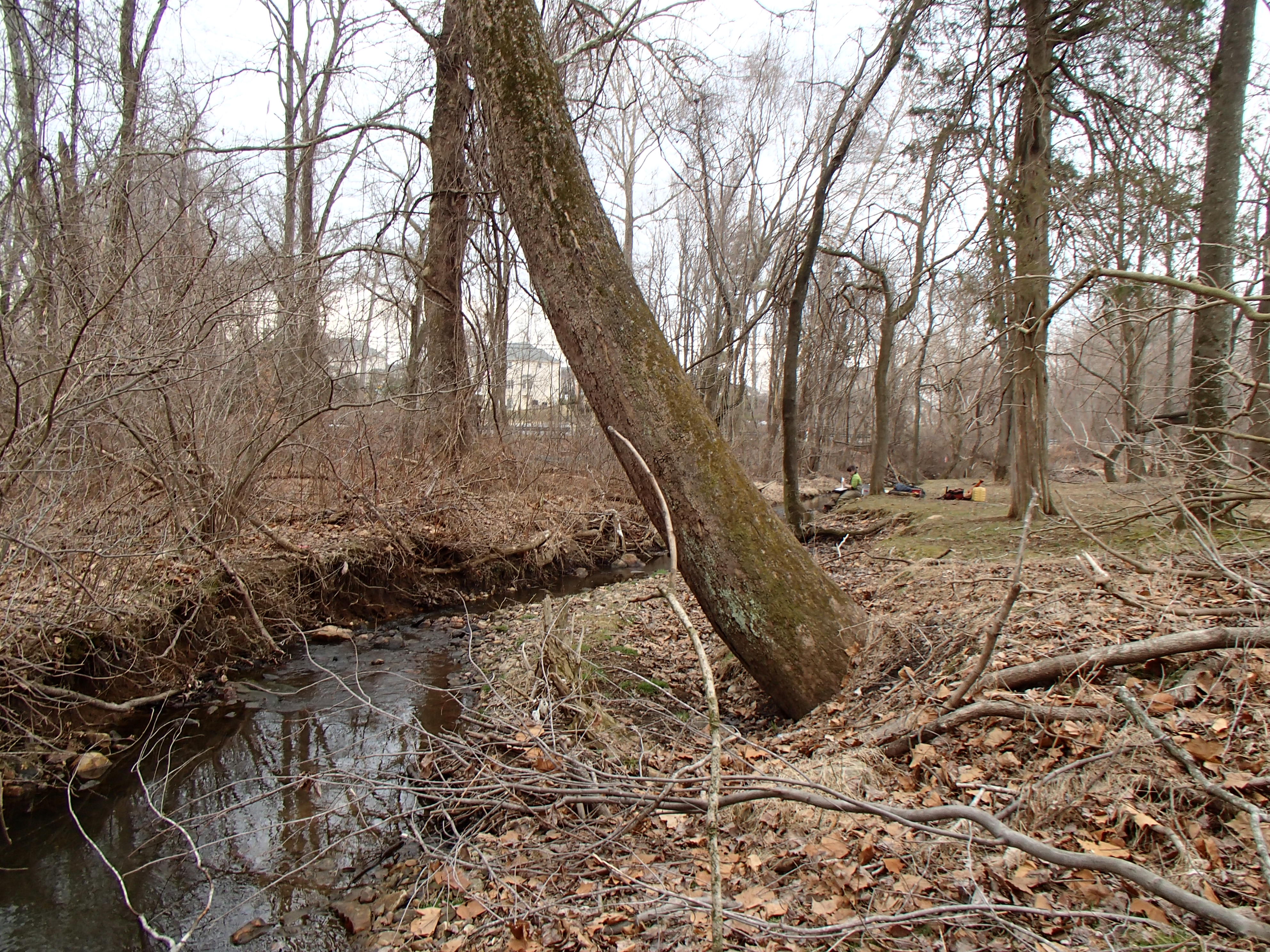 Field photo showing stream conditions at site ATKI-102-X-2014-2