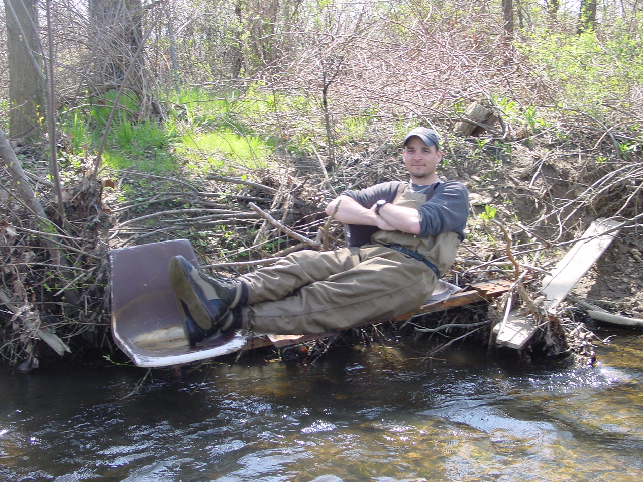 Field photo showing stream conditions at site COCA-303-N-2003-5