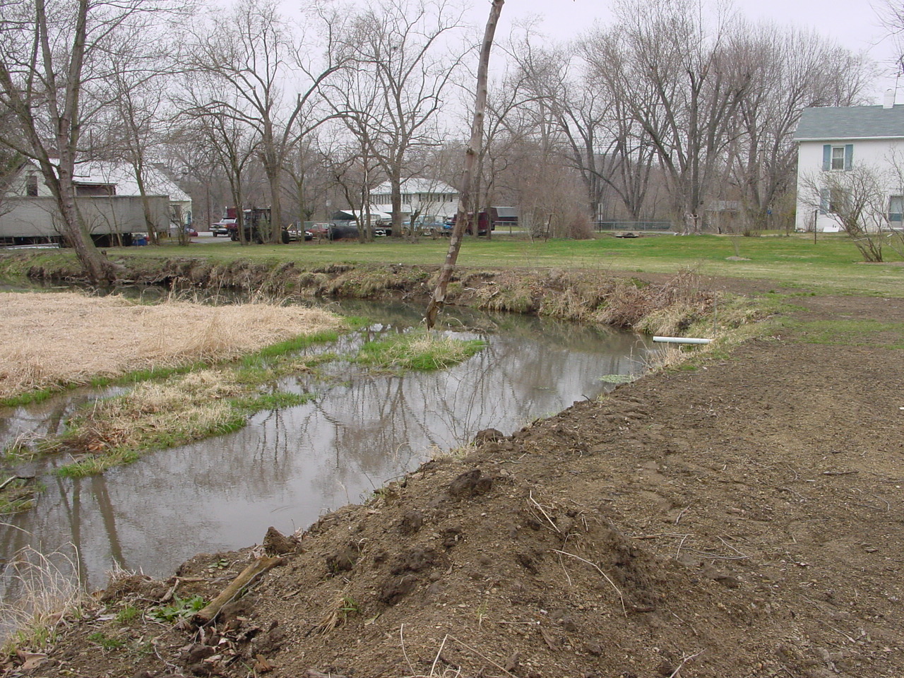 Field photo showing stream conditions at site CONO-114-R-2002-1