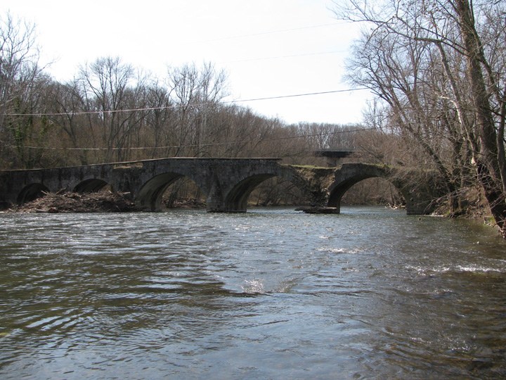Field photo showing stream conditions at site CONO-514-H-2011-2