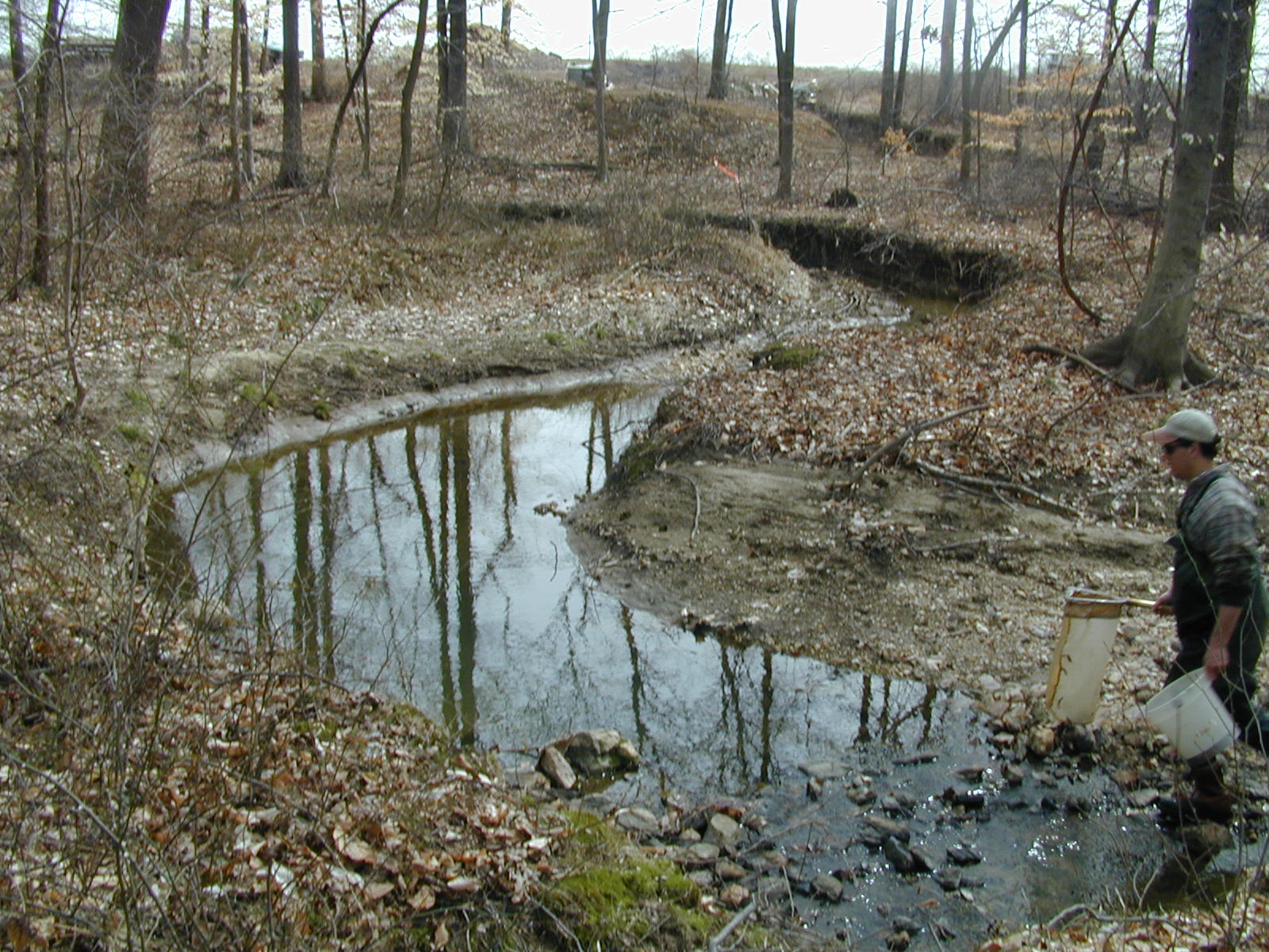 Field photo showing stream conditions at site FURN-119-R-2001-3