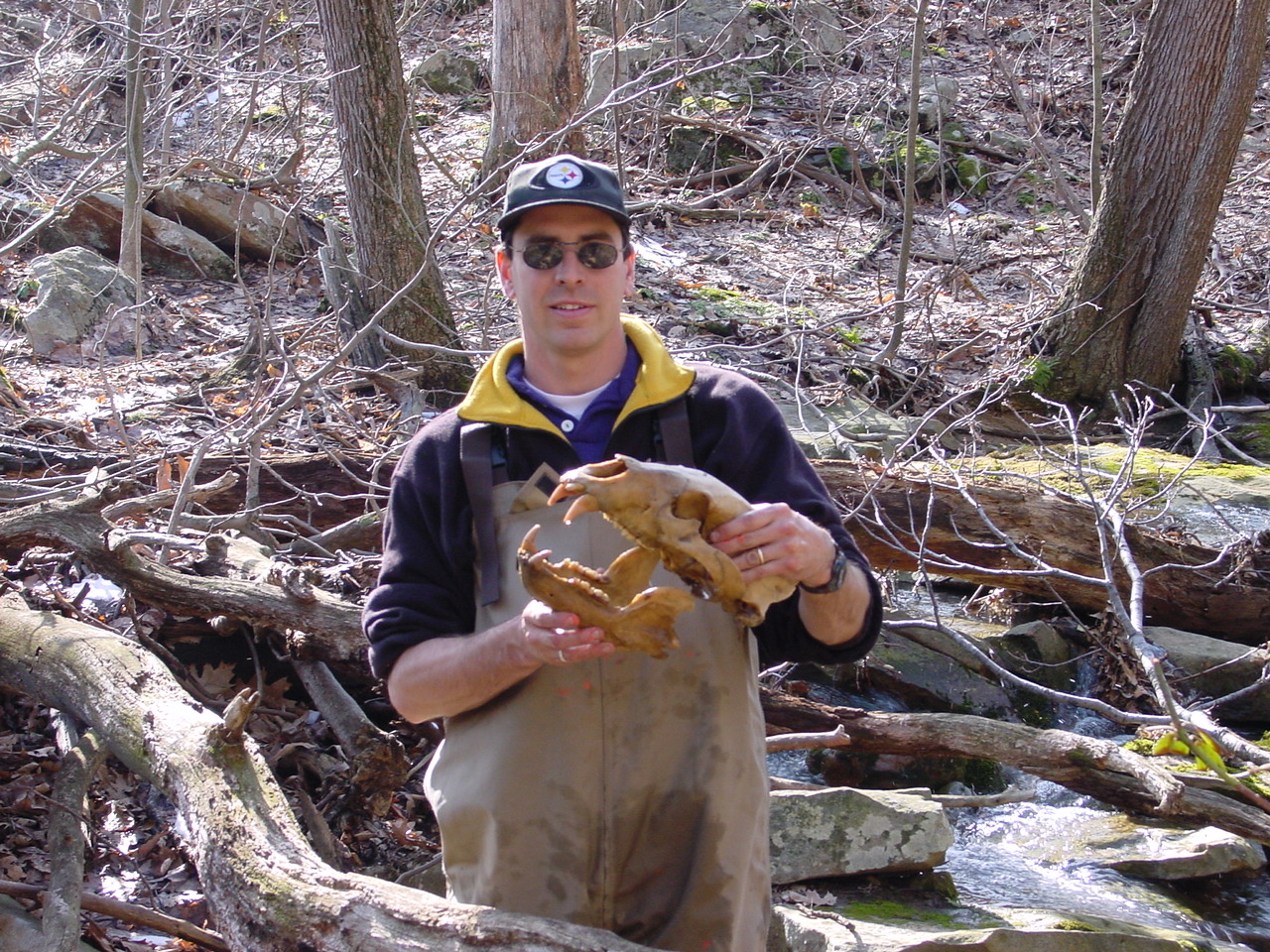 Field photo showing stream conditions at site GEOR-106-R-2003-4