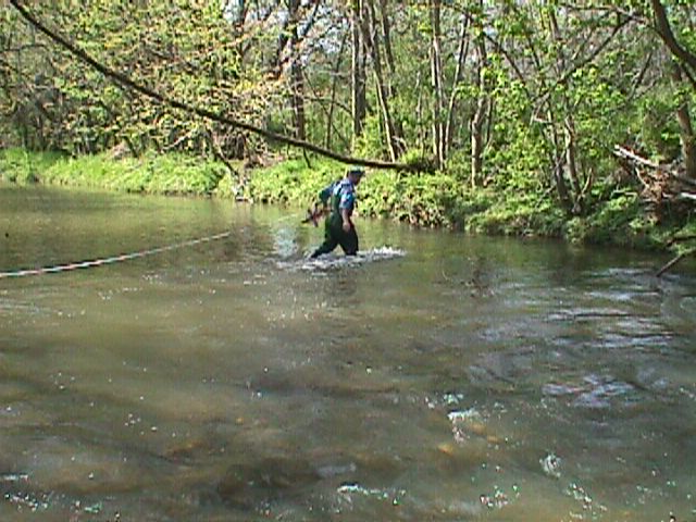 Field photo showing stream conditions at site GWYN-301-X-2000-15_04