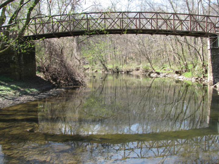 Field photo showing stream conditions at site GWYN-310-H-2011-2