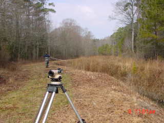 Field photo showing stream conditions at site ISLE-120-R-2001-1