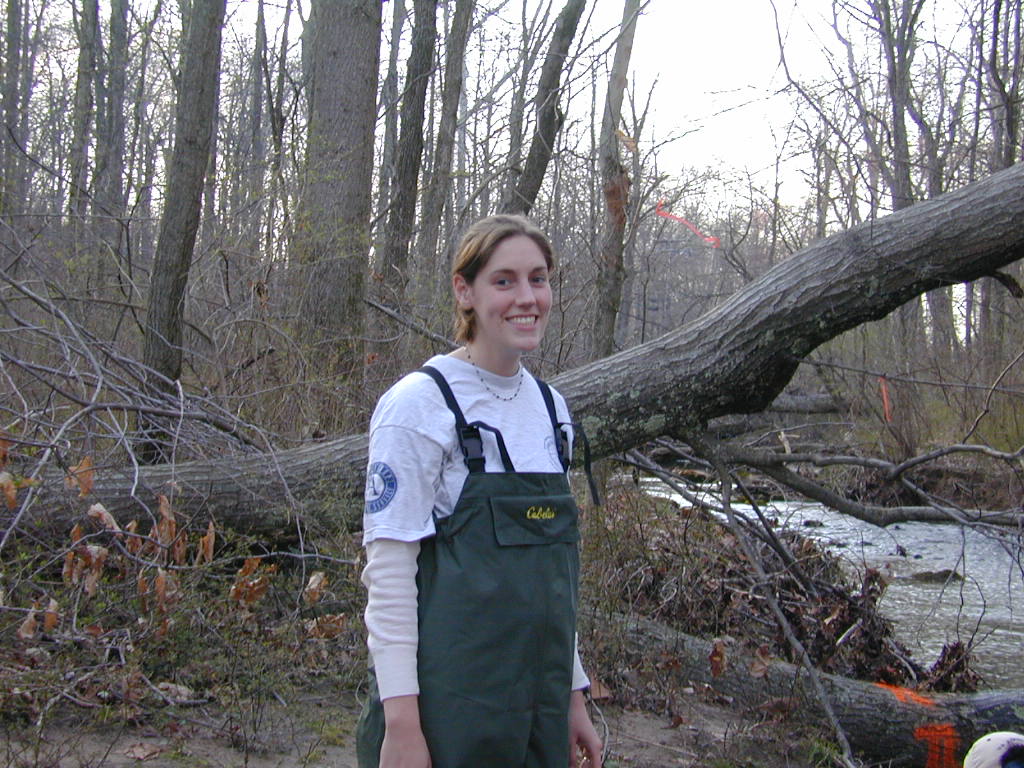 Field photo showing stream conditions at site JONE-322-S-2000-03