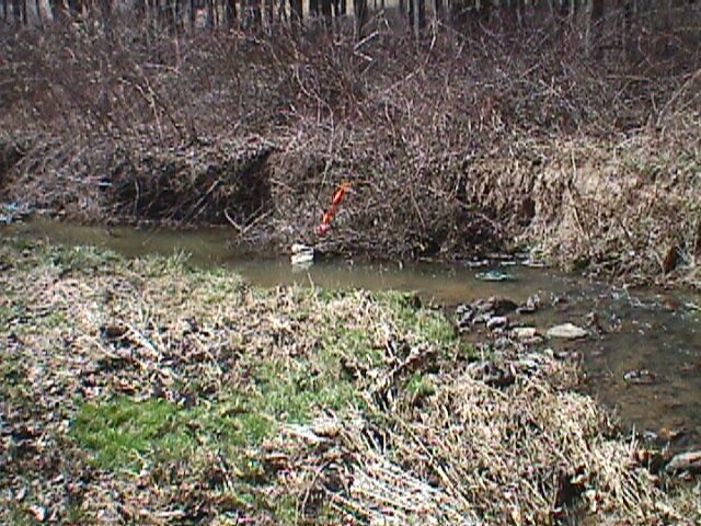 Field photo showing stream conditions at site LIBE-207-R-2000-02_15