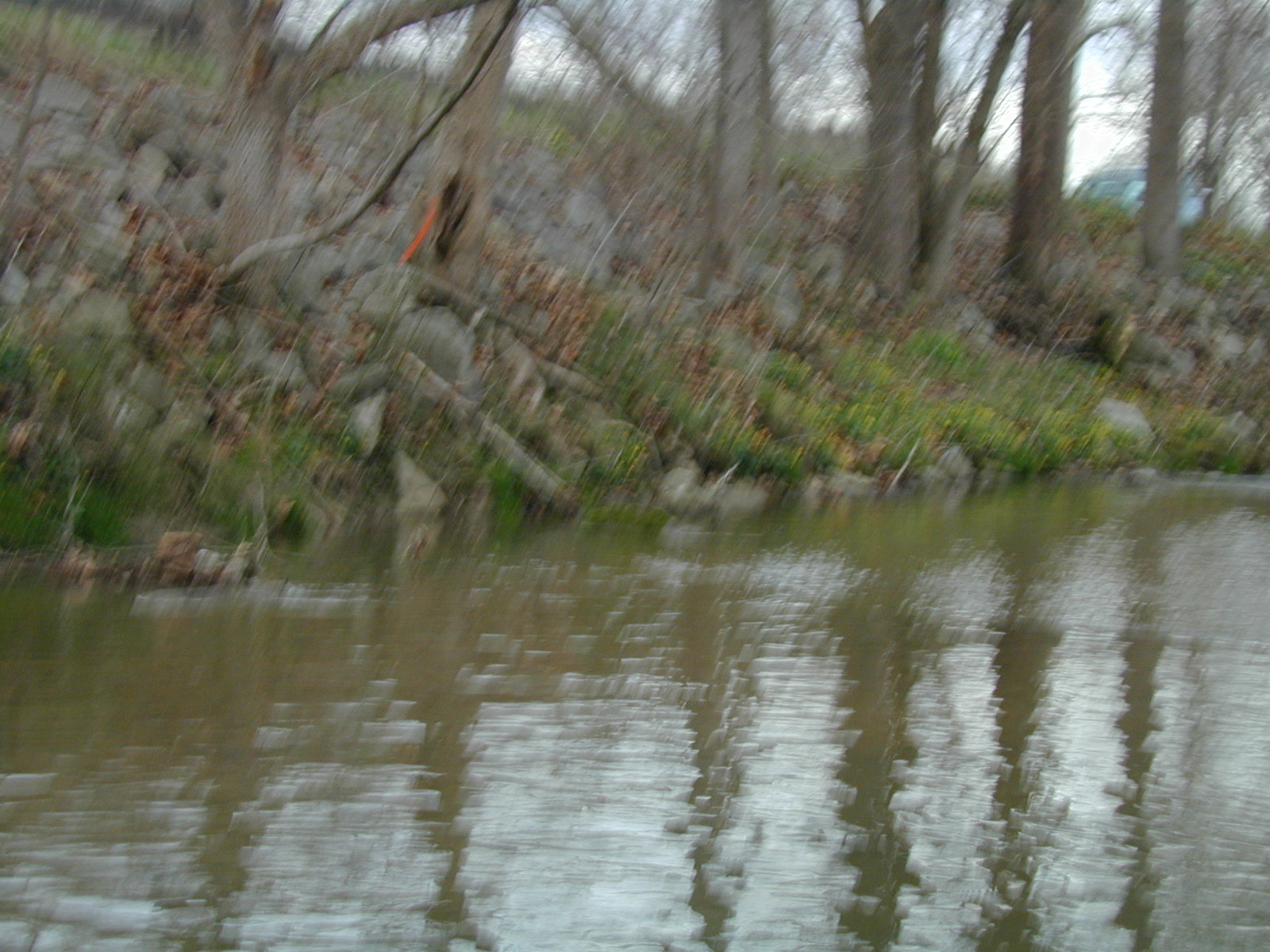 Field photo showing stream conditions at site LOCH-224-R-2002-511