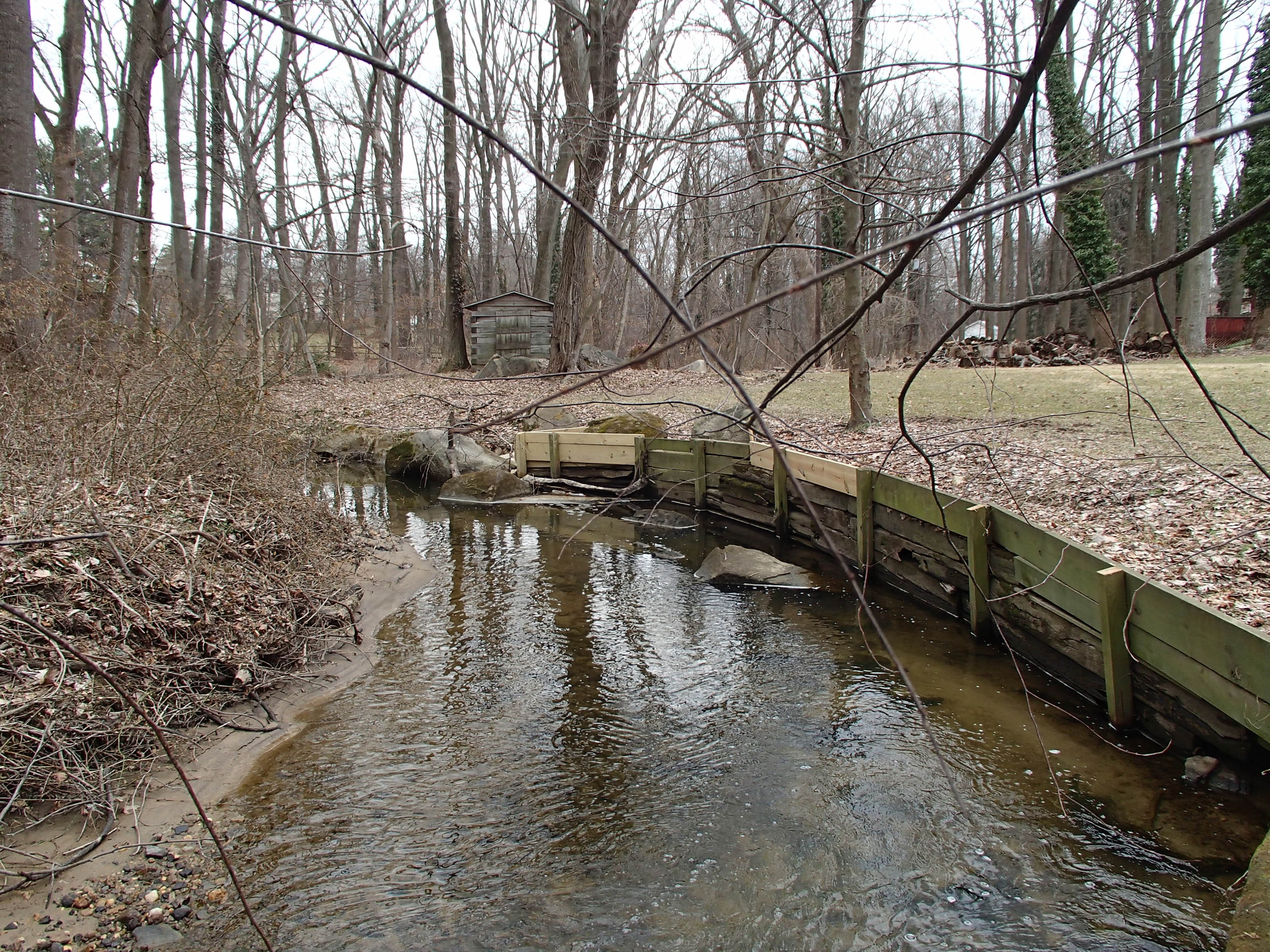 Field photo showing stream conditions at site LPAX-116-R-2014-2