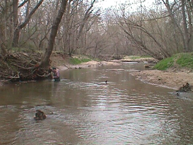 Field photo showing stream conditions at site LPAX-311-R-2000-09_04