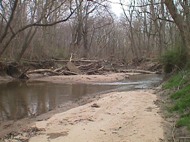 Field photo showing stream conditions at site LPAX-311-R-2000-09_05