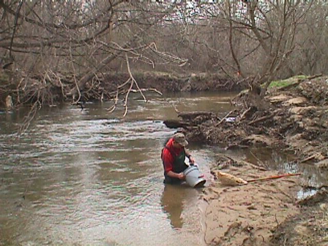 Field photo showing stream conditions at site LPAX-401-R-2000-08_11