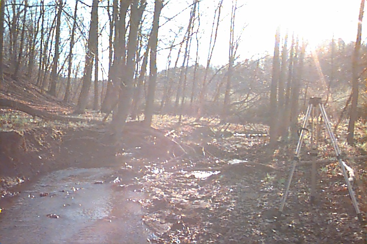 Field photo showing stream conditions at site LTON-113-R-2000-01