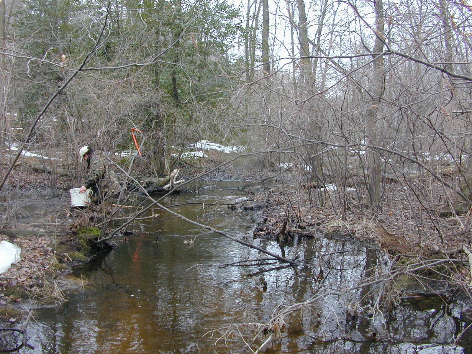 Field photo showing stream conditions at site MAGO-111-R-2003-0836