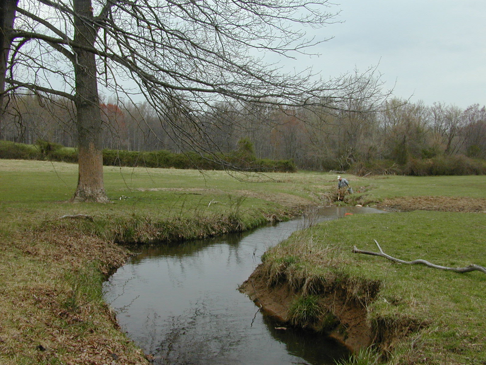 Field photo showing stream conditions at site MPAX-107-R-2002-1