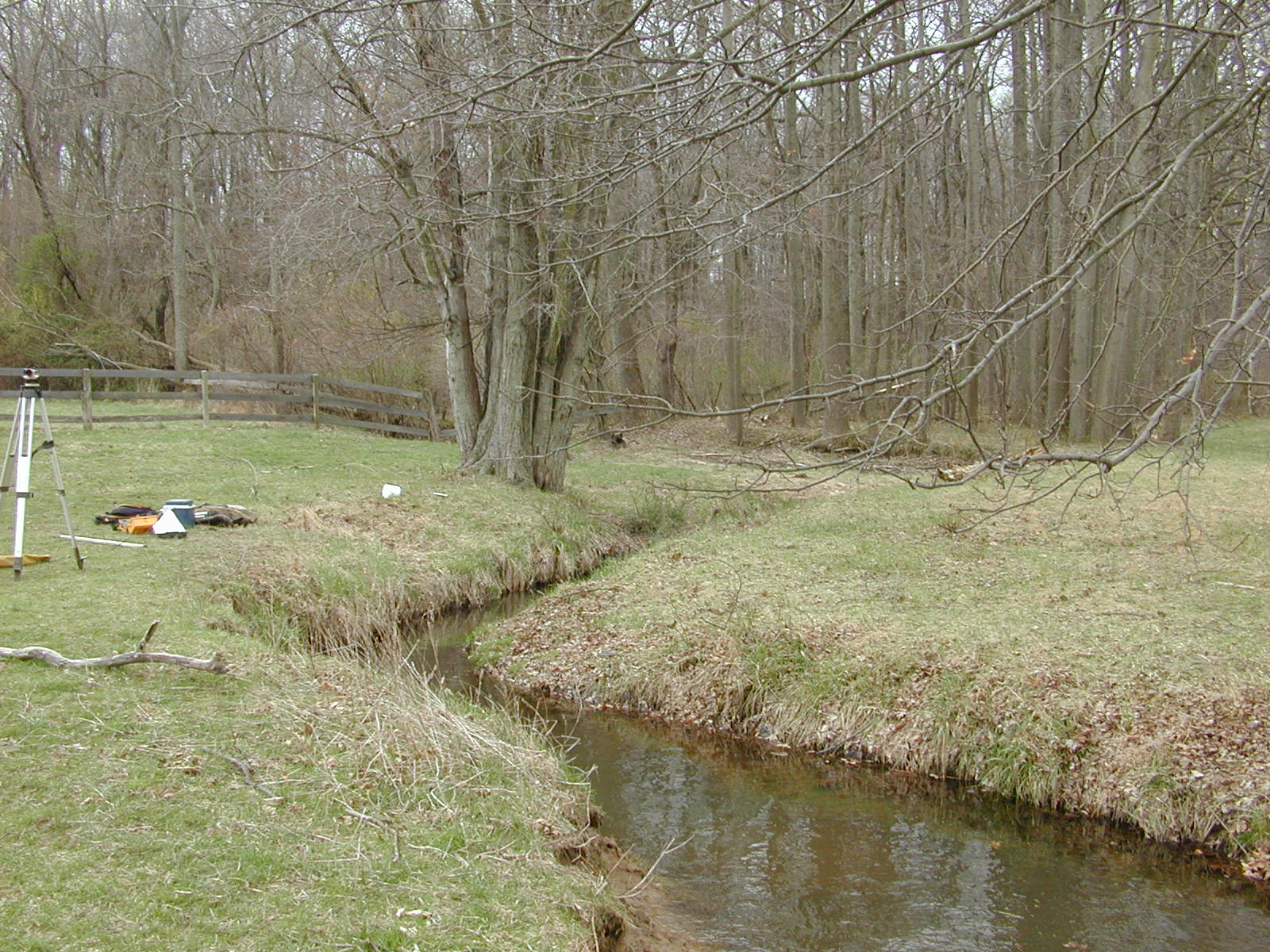 Field photo showing stream conditions at site MPAX-107-R-2002-2