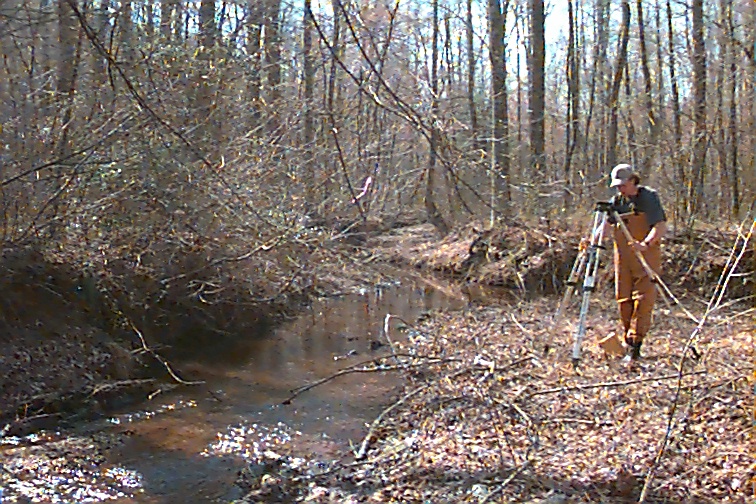 Field photo showing stream conditions at site NANJ-115-R-2000-03