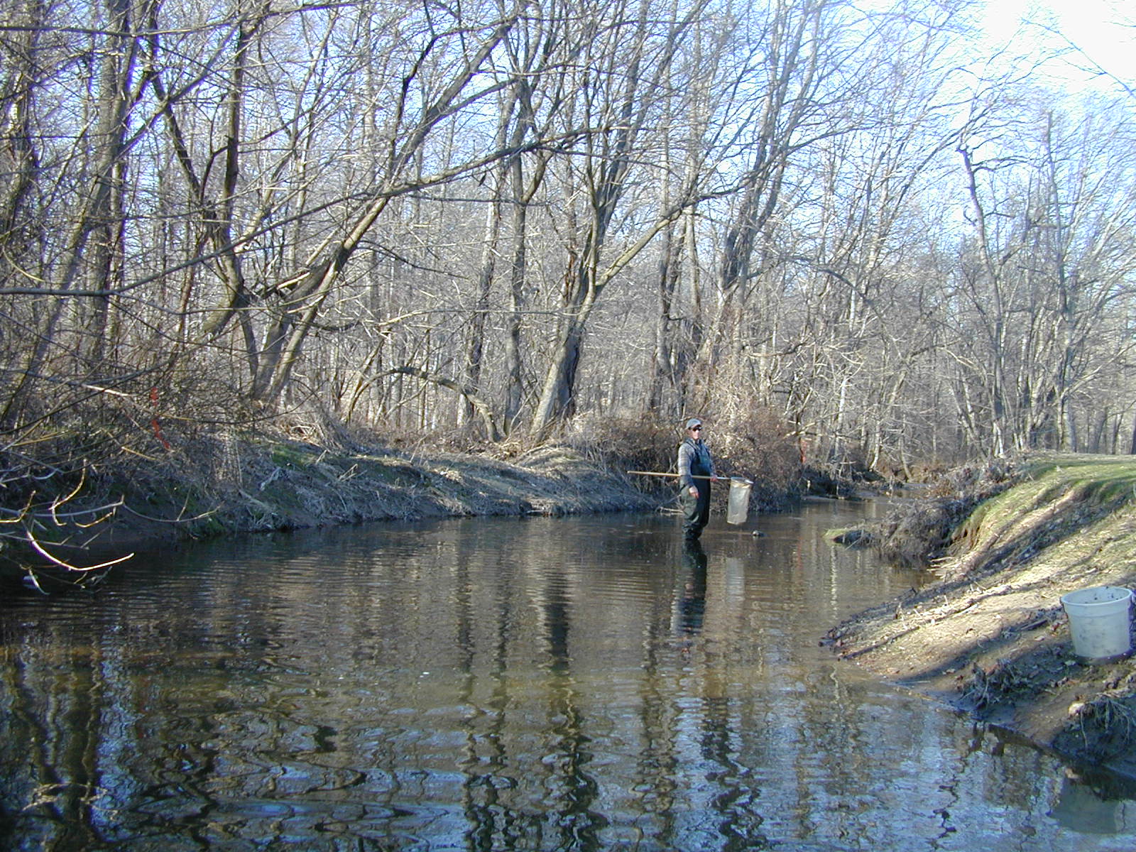 Field photo showing stream conditions at site NEAS-202-R-2001-2