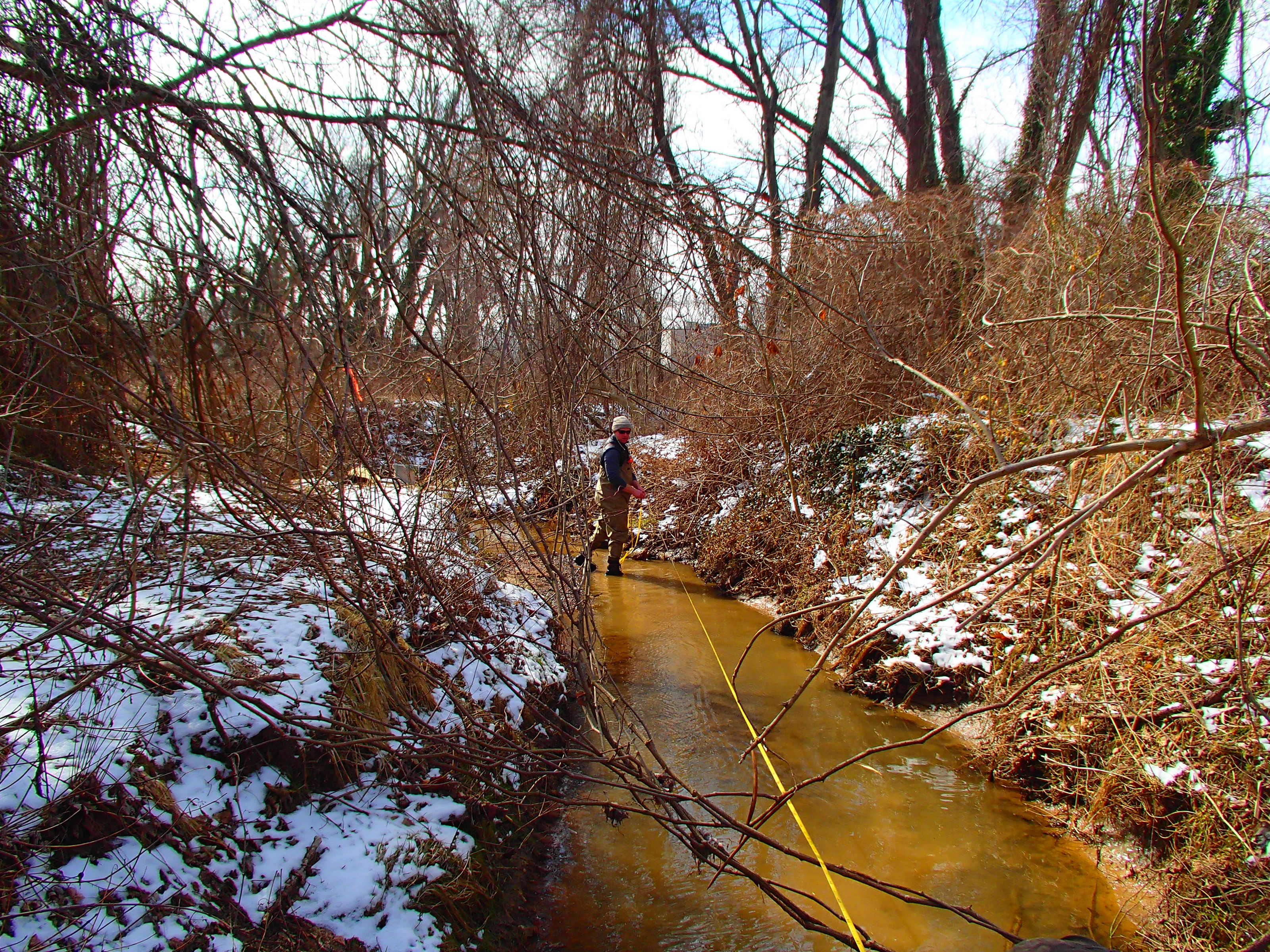 Field photo showing stream conditions at site PATL-105-R-2014-2