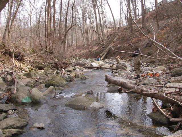 Field photo showing stream conditions at site PATL-106-X-2013-2