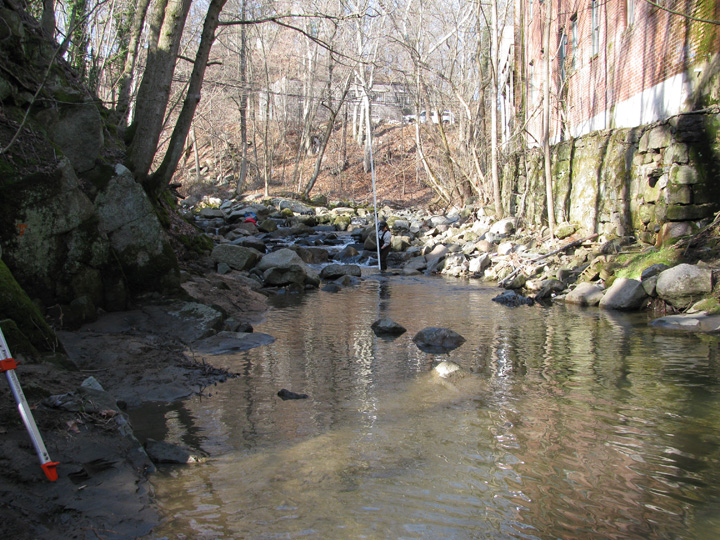 Field photo showing stream conditions at site PATL-205-X-2011-2
