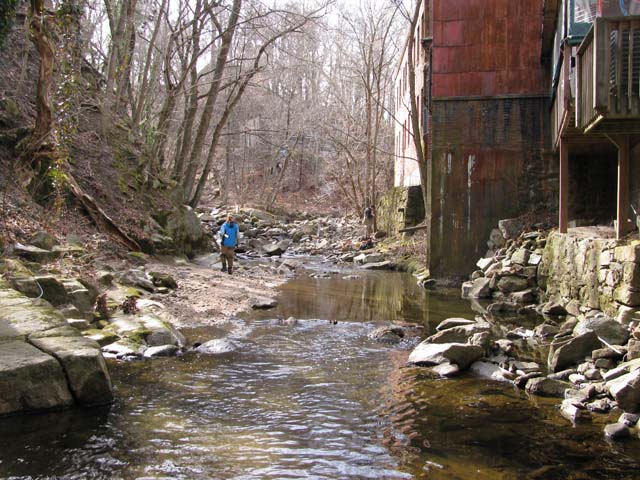 Field photo showing stream conditions at site PATL-205-X-2013-1