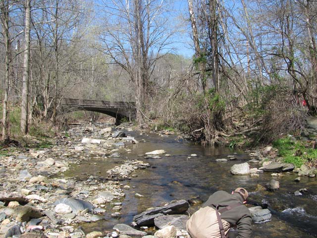 Field photo showing stream conditions at site PATL-209-X-2012-1