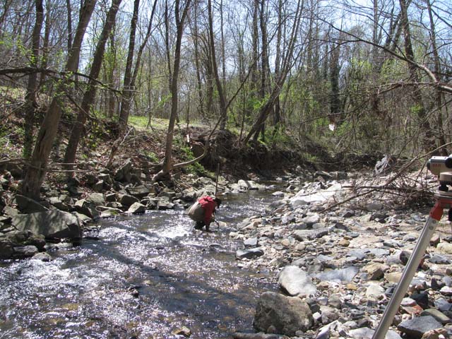 Field photo showing stream conditions at site PATL-209-X-2012-2