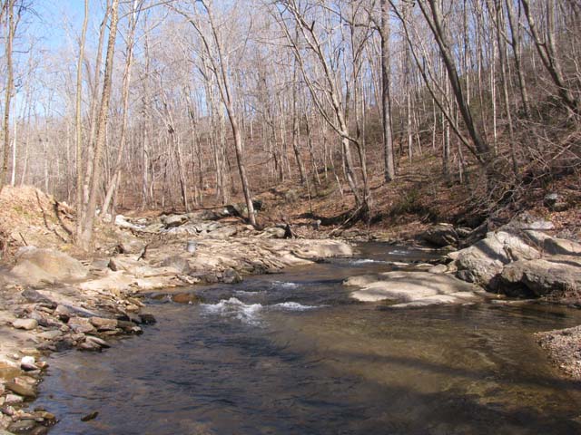 Field photo showing stream conditions at site PATL-213-X-2013-1
