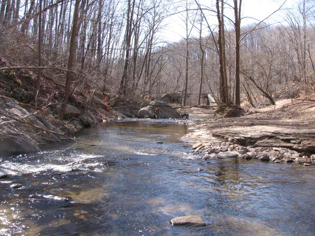 Field photo showing stream conditions at site PATL-213-X-2013-2
