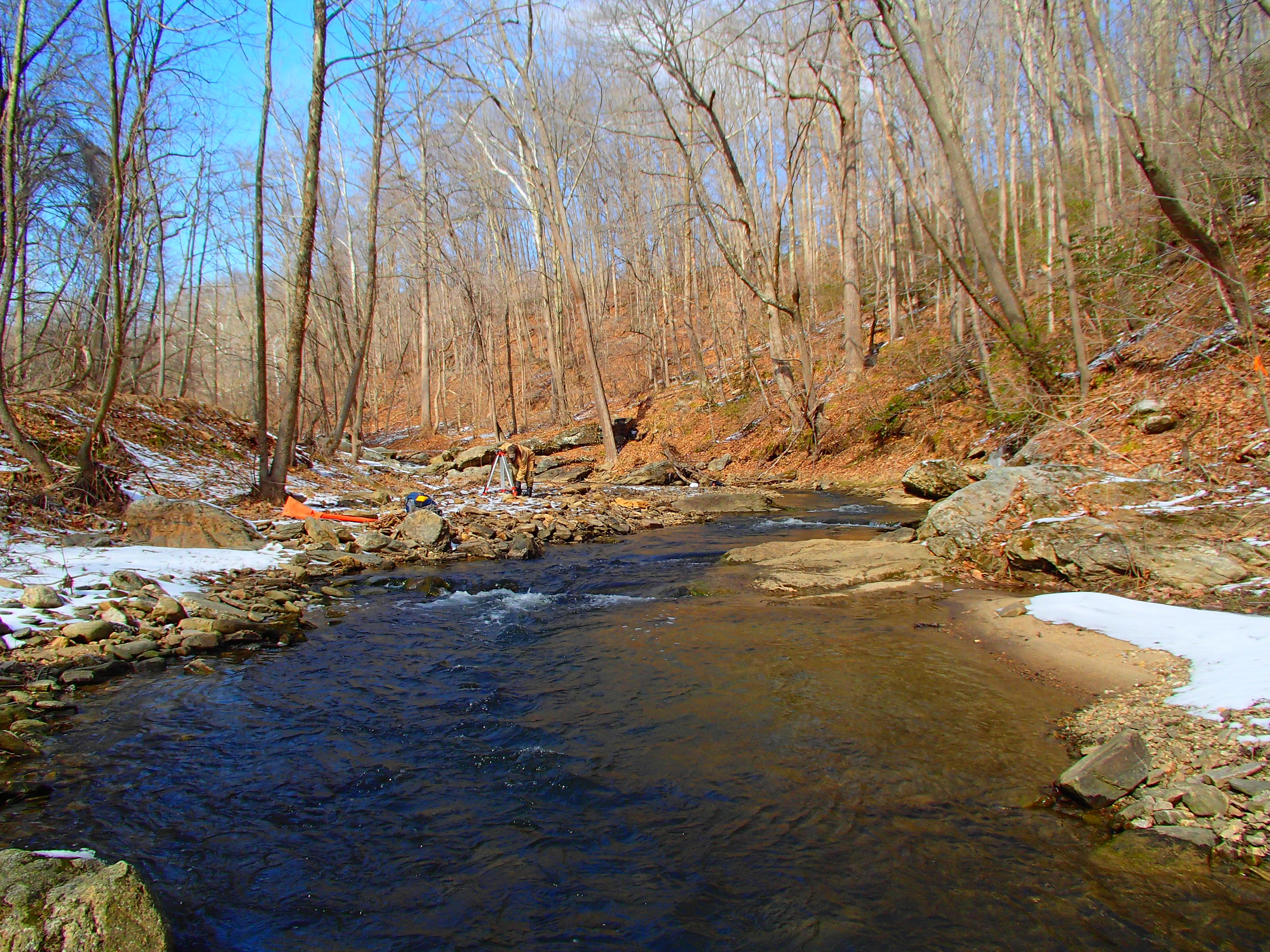 Field photo showing stream conditions at site PATL-213-X-2014-2