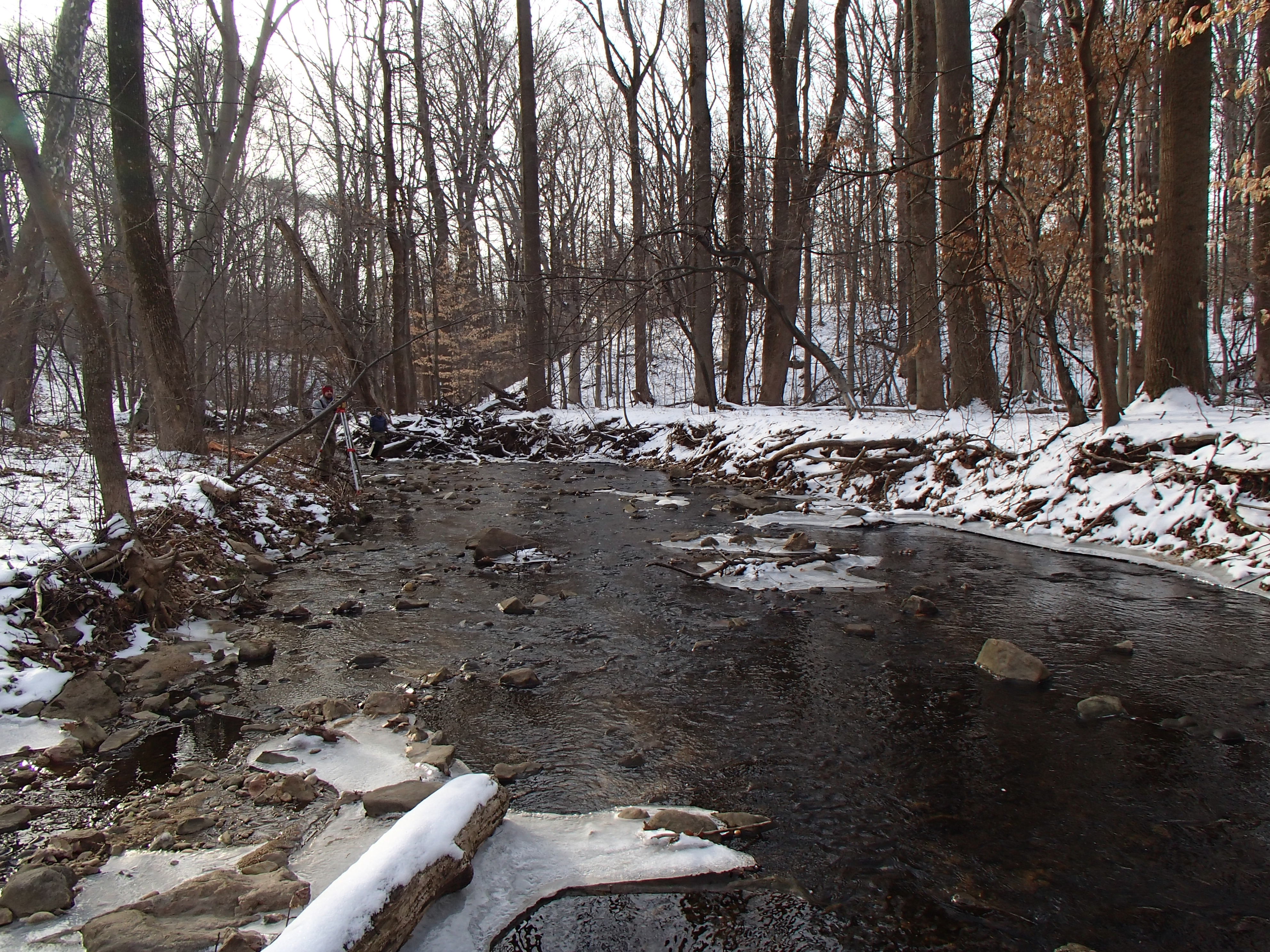 Field photo showing stream conditions at site PATL-288-X-2014-2