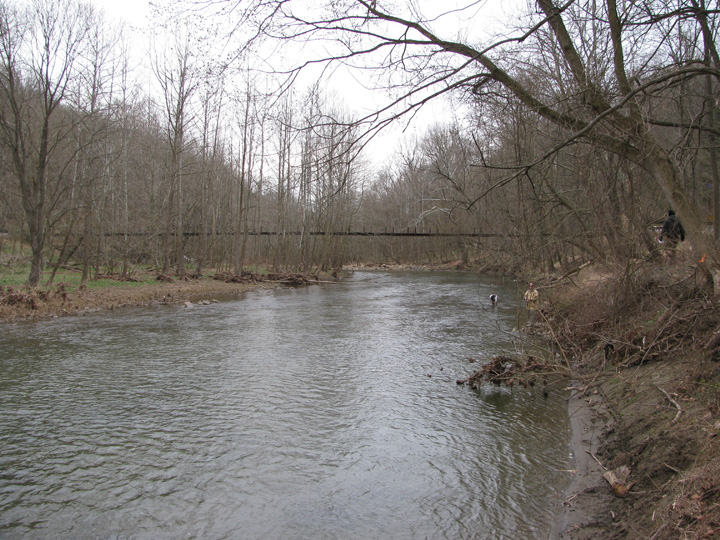 Field photo showing stream conditions at site PATL-501-X-2011-2