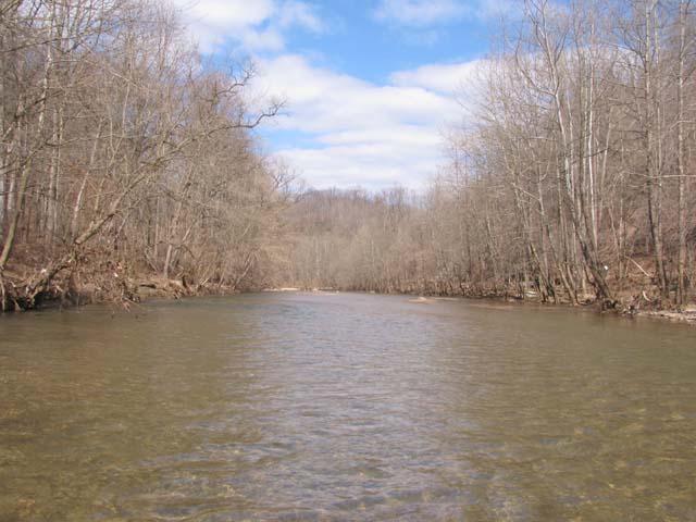 Field photo showing stream conditions at site PATL-501-X-2013-1