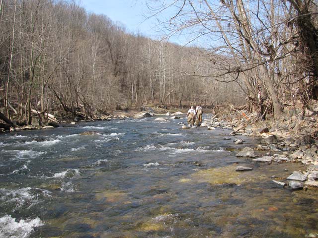 Field photo showing stream conditions at site PATL-502-X-2012-1