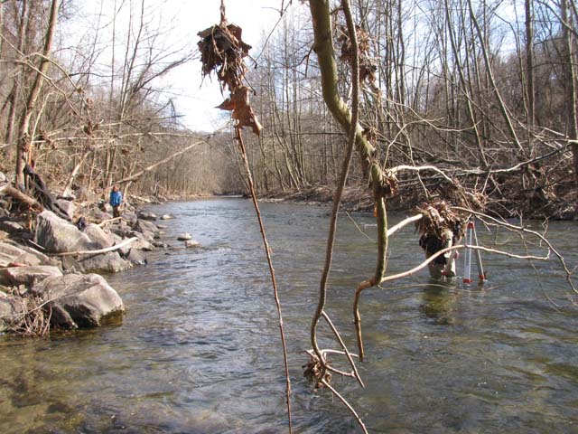 Field photo showing stream conditions at site PATL-504-X-2013-2